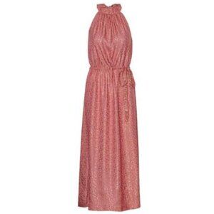 KARMAMIA Layla Dress Rose Leo Silk Maxi Dress NWT |  Size S/M